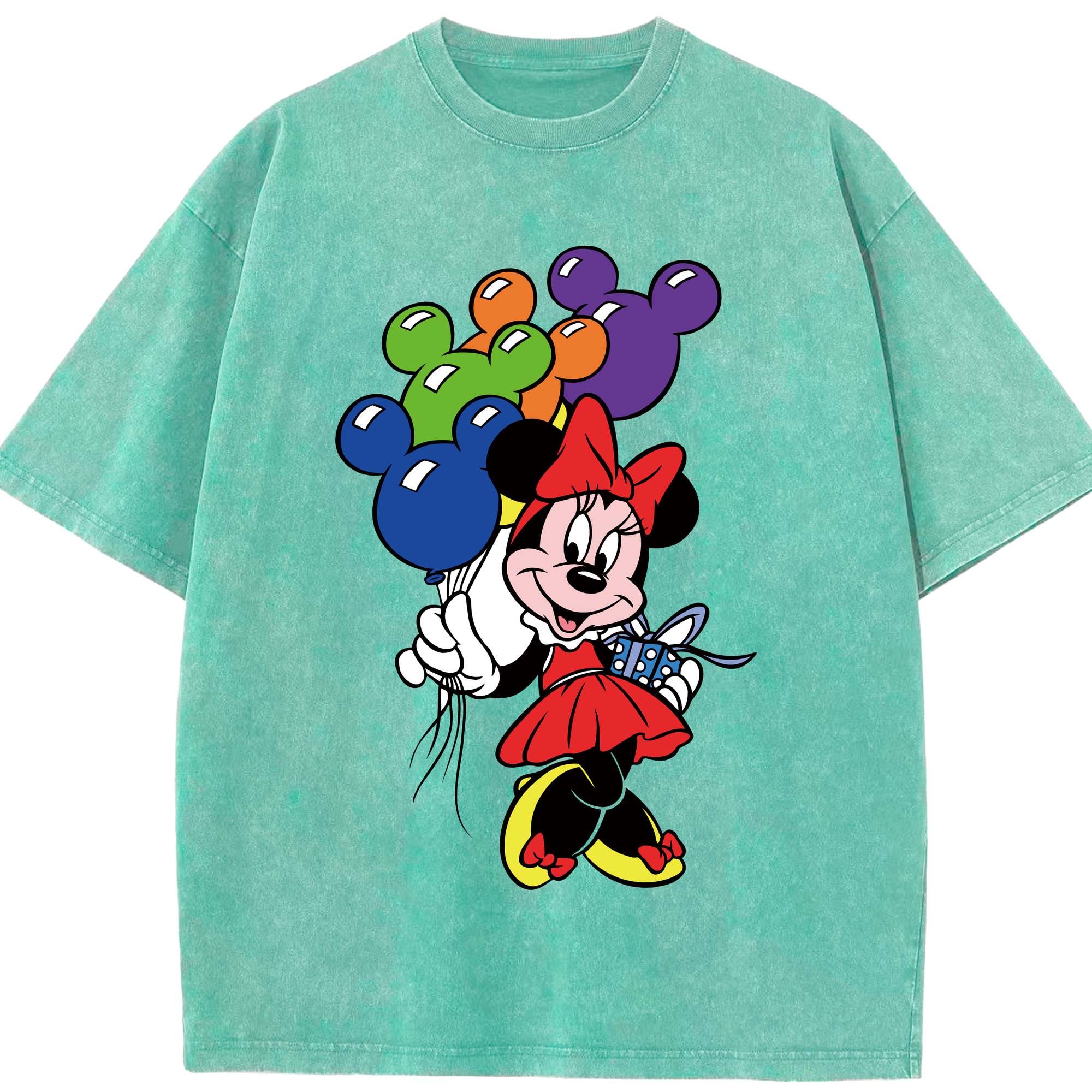 （画像用） ミッキーマウス Mickey Mouse 綿100% ヴィンテージ風 半袖Tシャツ（フロントプリント）